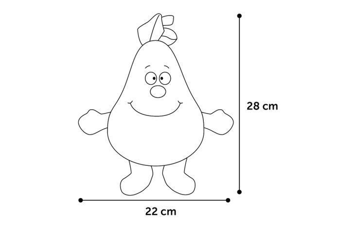 Flamingo Spielzeug Fruity Birne Grün