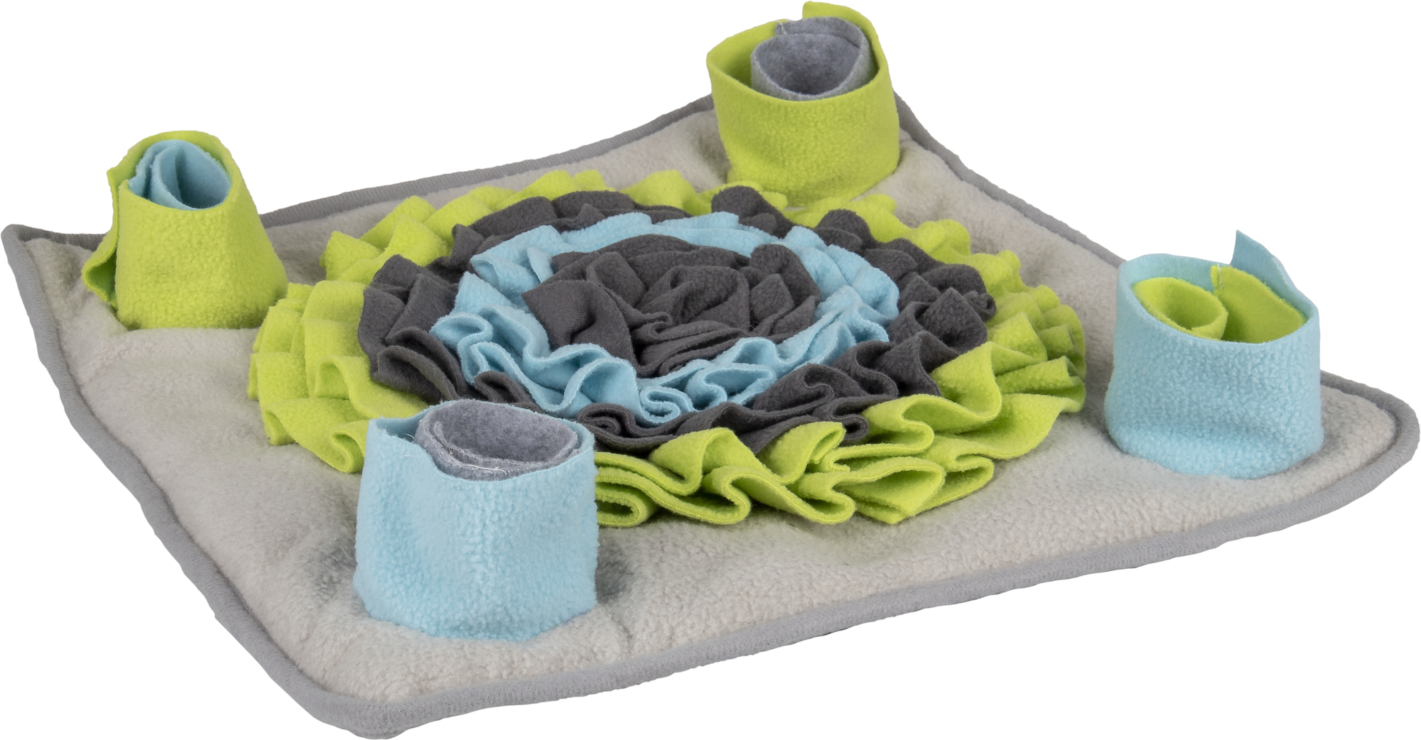 Flamingo Sniffing carpet Joya  Grey & Blue & Red & White