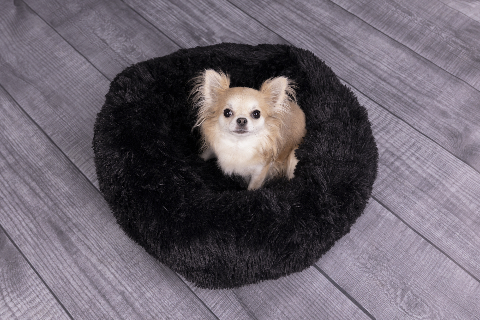 Flamingo Basket Krems Round Black