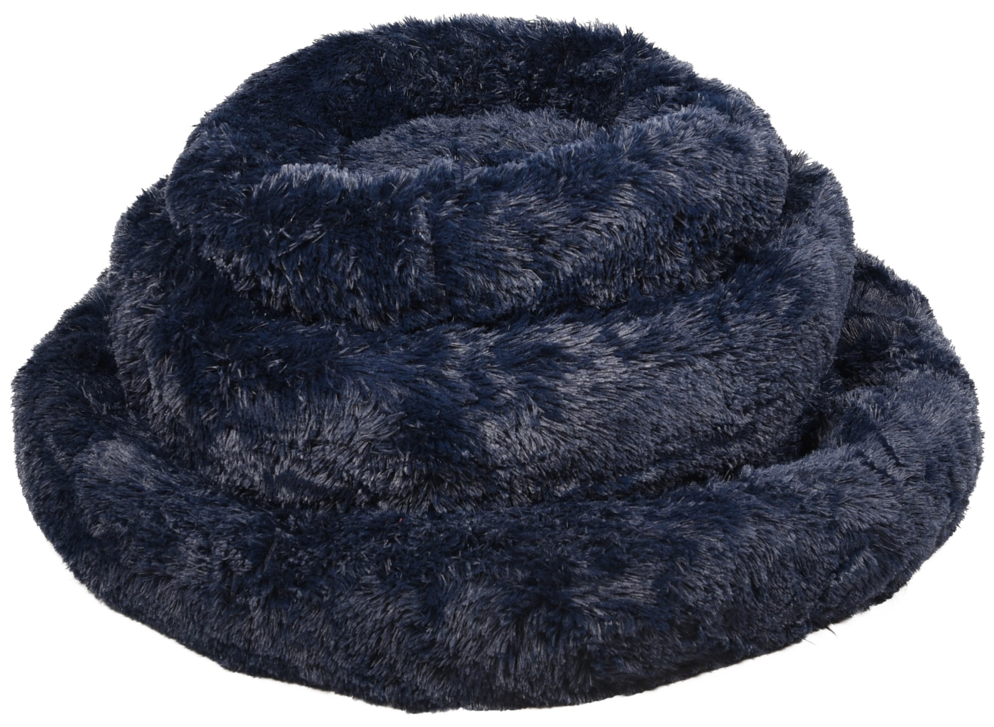 Flamingo Mand Krems Rond Donkerblauw