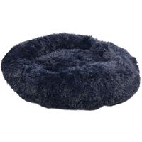 Flamingo Mand Krems Rond Donkerblauw