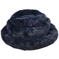 Flamingo Mand Krems Rond Donkerblauw