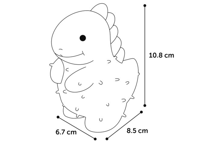 Flamingo Giocattolo Jenny Dinosauro Colori multipli