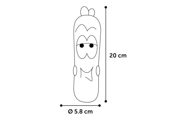 Flamingo Giocattolo Tipsy Salsiccia Arancio