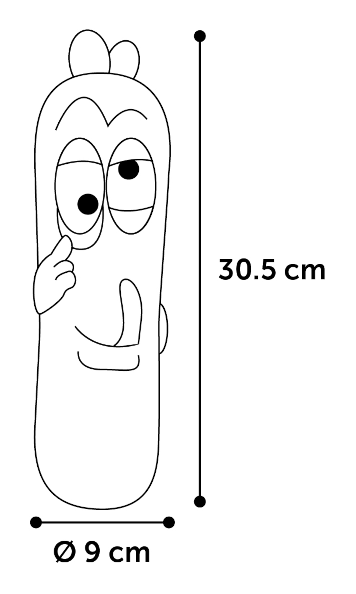 Flamingo Giocattolo Tipsy Salsiccia Arancio