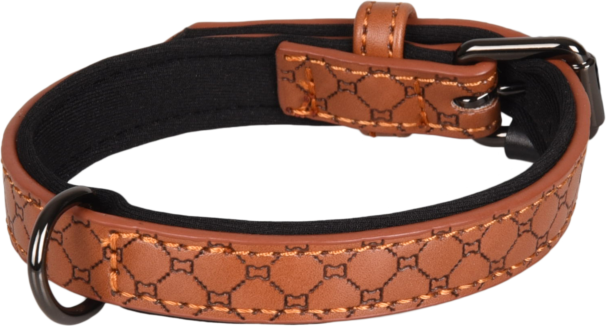 Flamingo Halsband met neopreen Patti Bruin