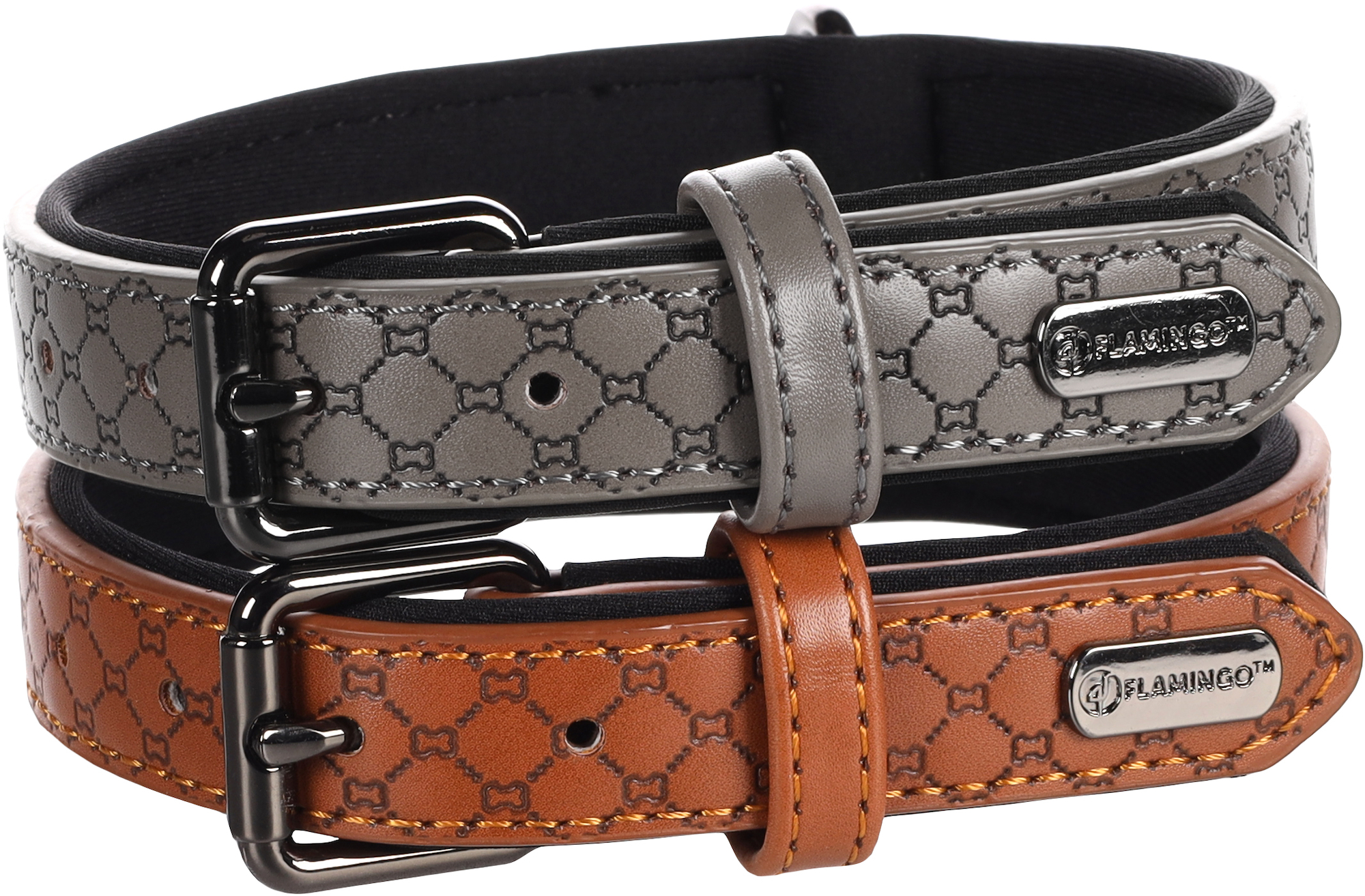 Flamingo Collar With neoprene Patti Brown