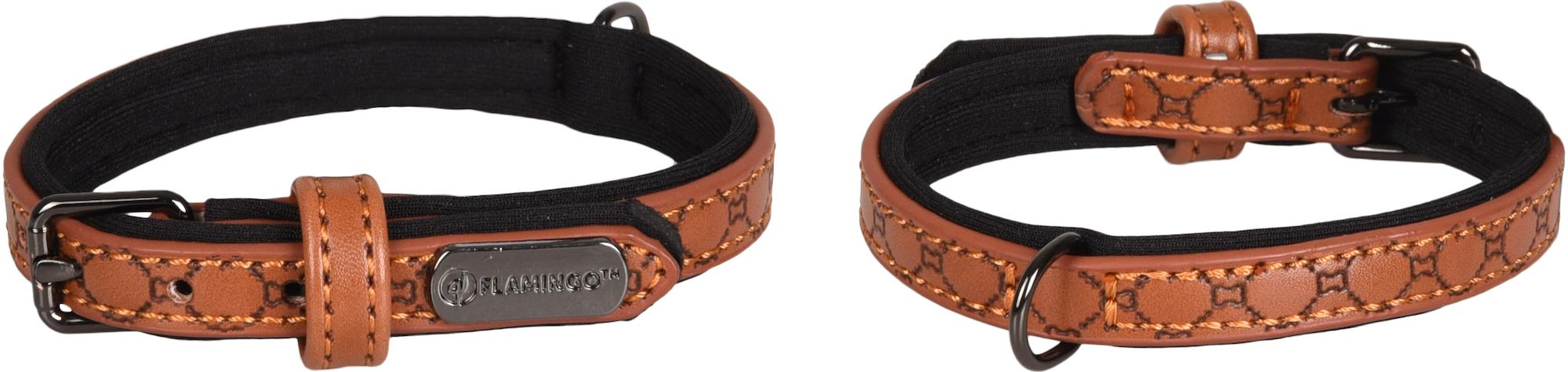 Flamingo Collar With neoprene Patti Brown