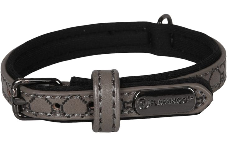 Flamingo Collar With neoprene Patti Grey