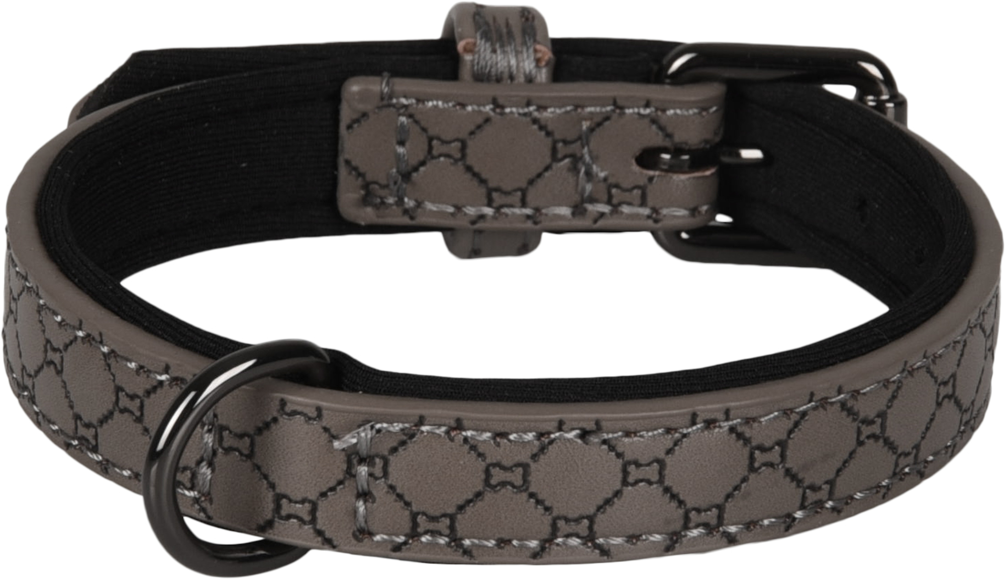 Flamingo Collar With neoprene Patti Grey
