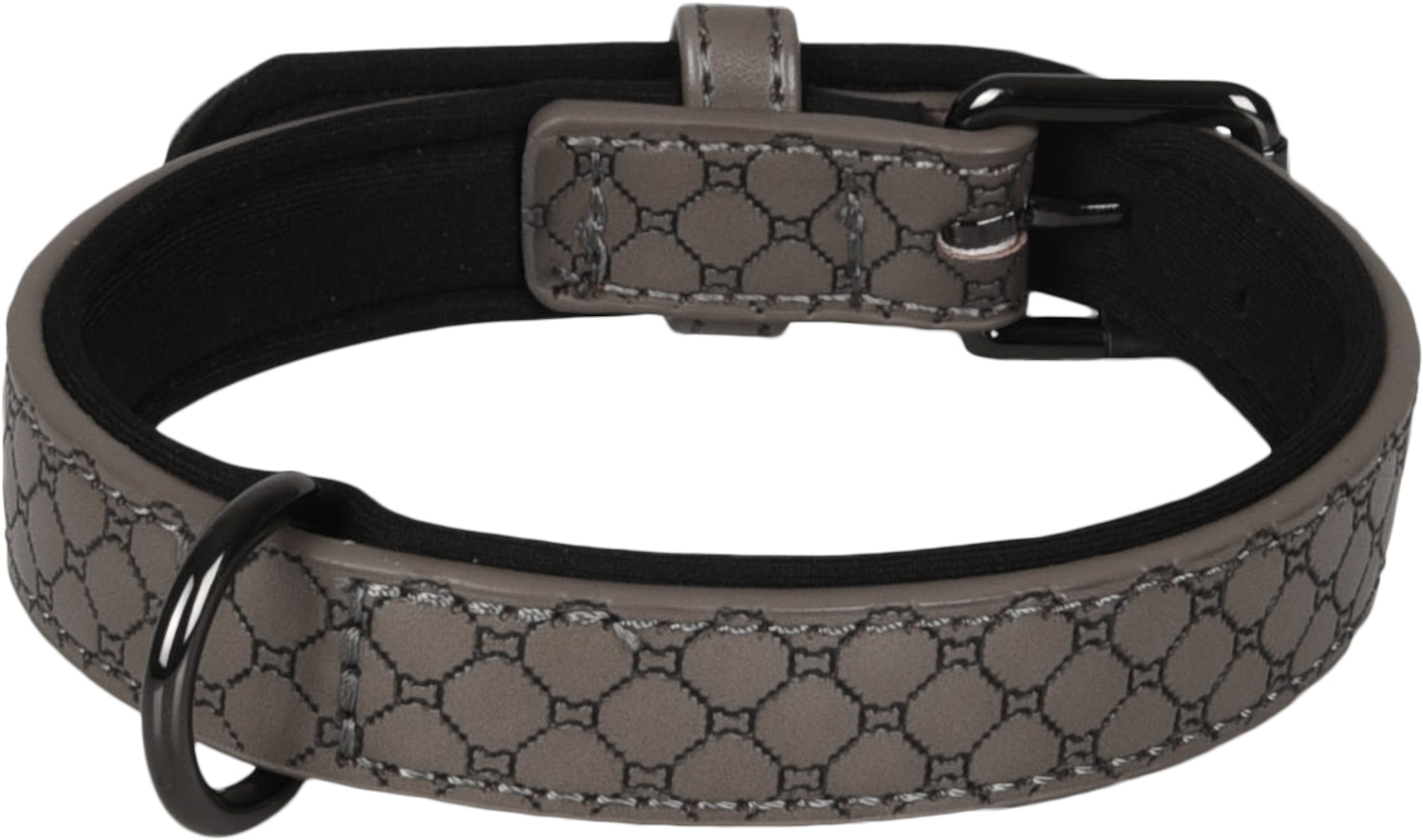 Flamingo Collar With neoprene Patti Grey