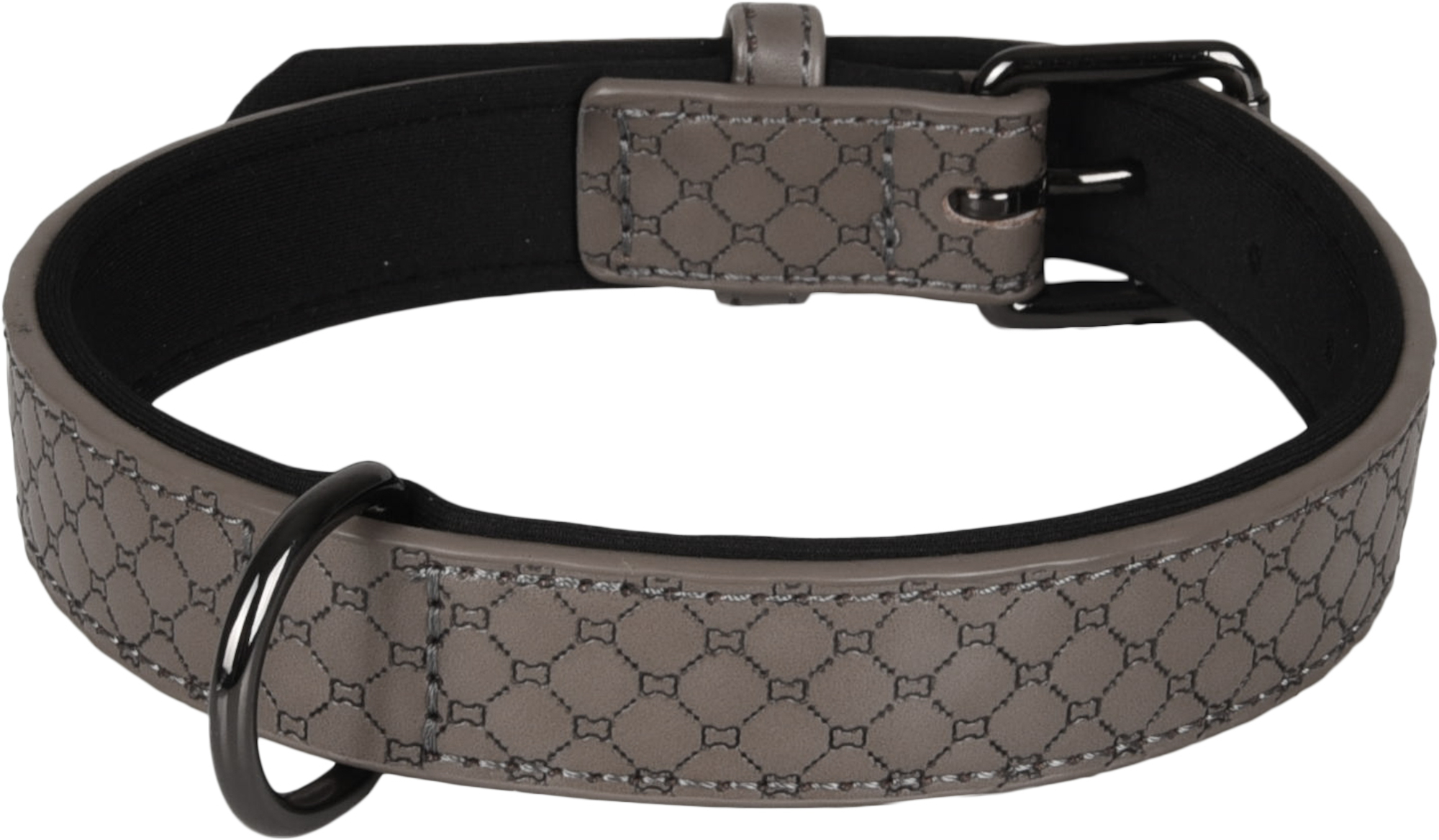 Flamingo Collar With neoprene Patti Grey