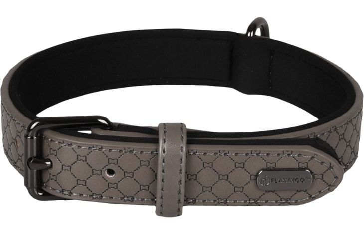 Flamingo Collar With neoprene Patti Grey