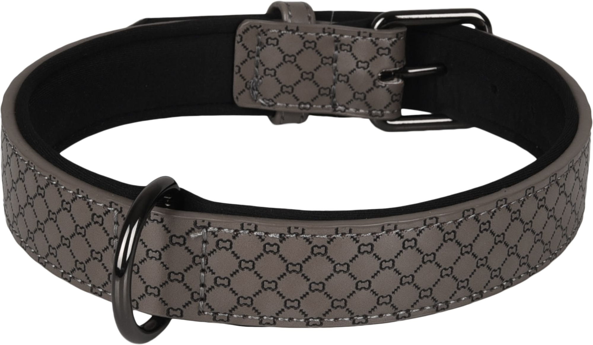 Flamingo Collar With neoprene Patti Grey