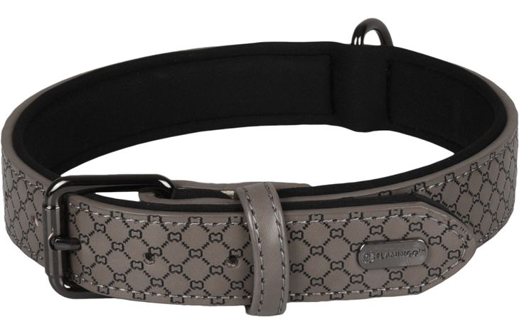 Flamingo Collar With neoprene Patti Grey