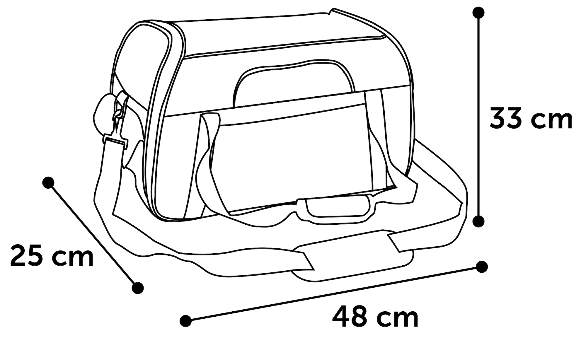 Flamingo Carrying bag Gisel Blue