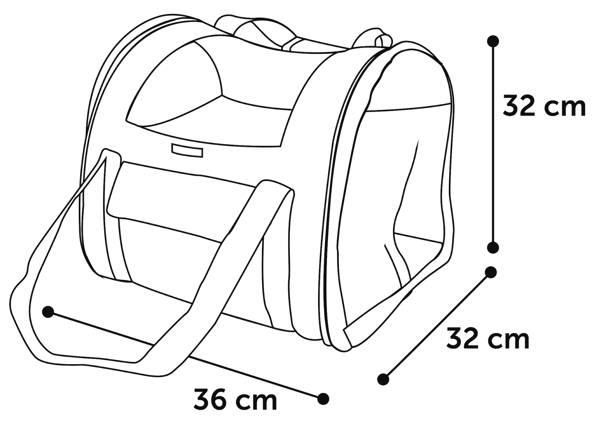 Flamingo Backpack Lenie Blue