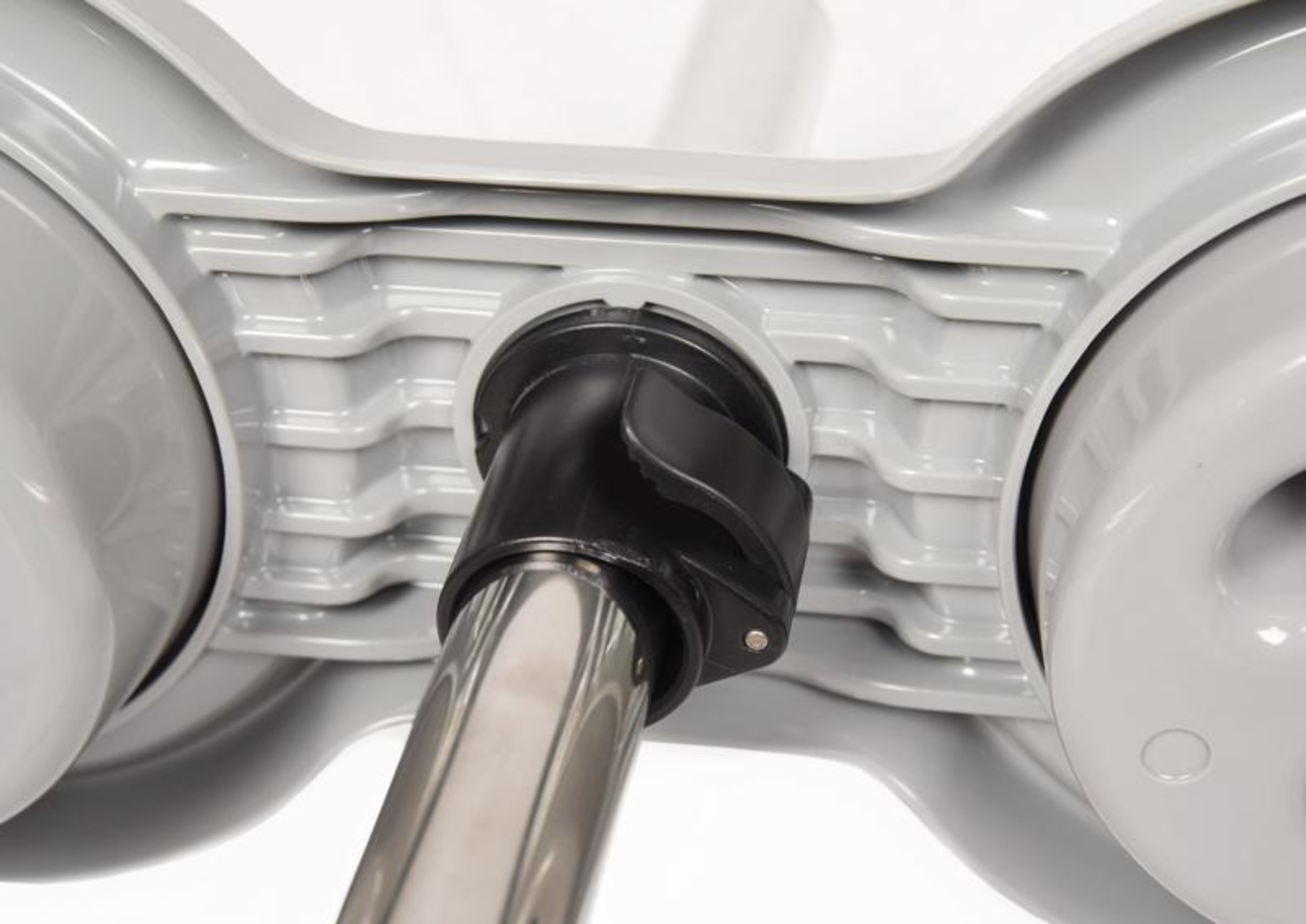 Flamingo Feeding and drinking bowl Duo dinner stand Suvi Light grey & Grey