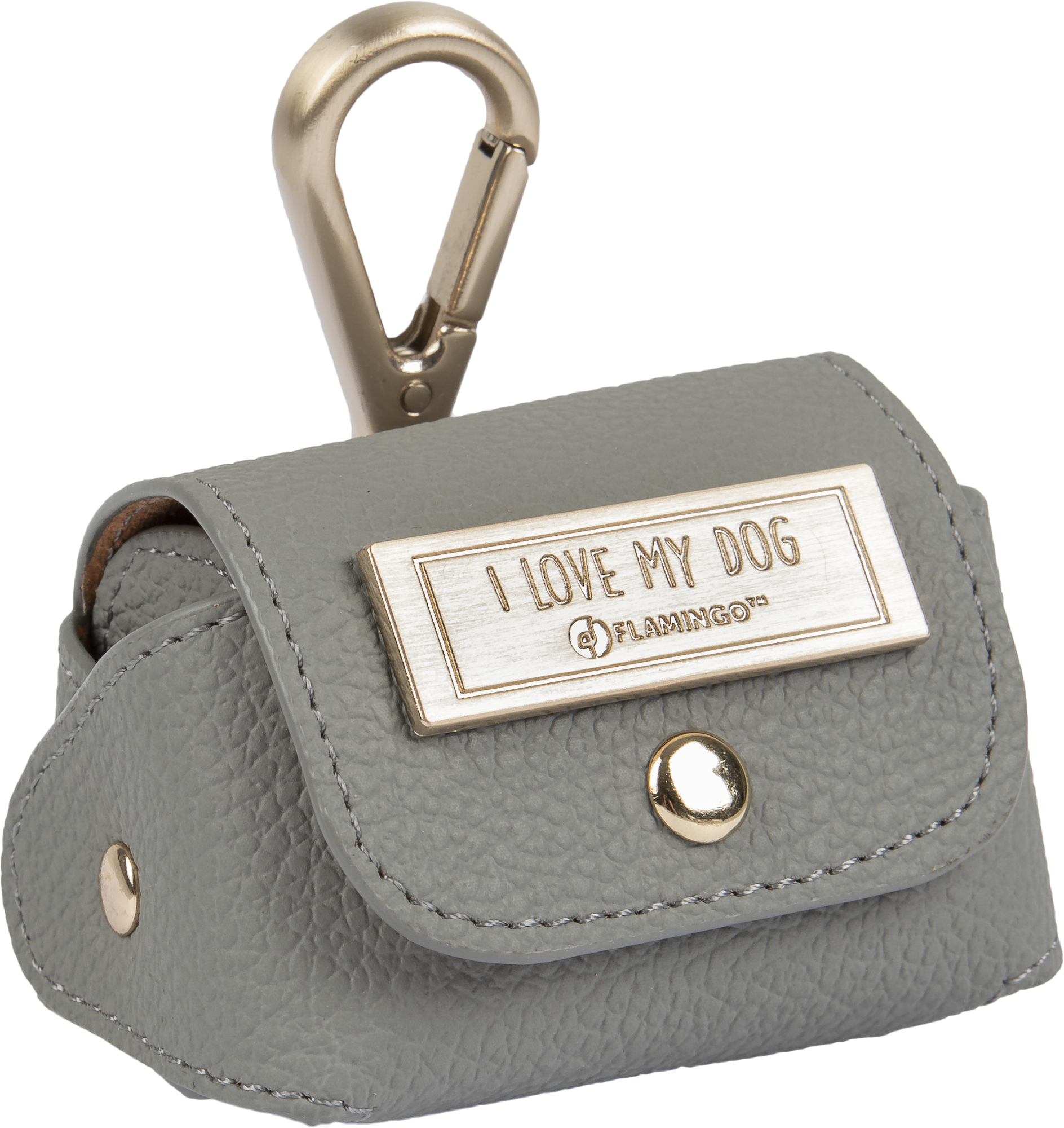 Flamingo Poop bag dispenser Quint Grey