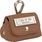 Poop bag dispenser Quint Cognac