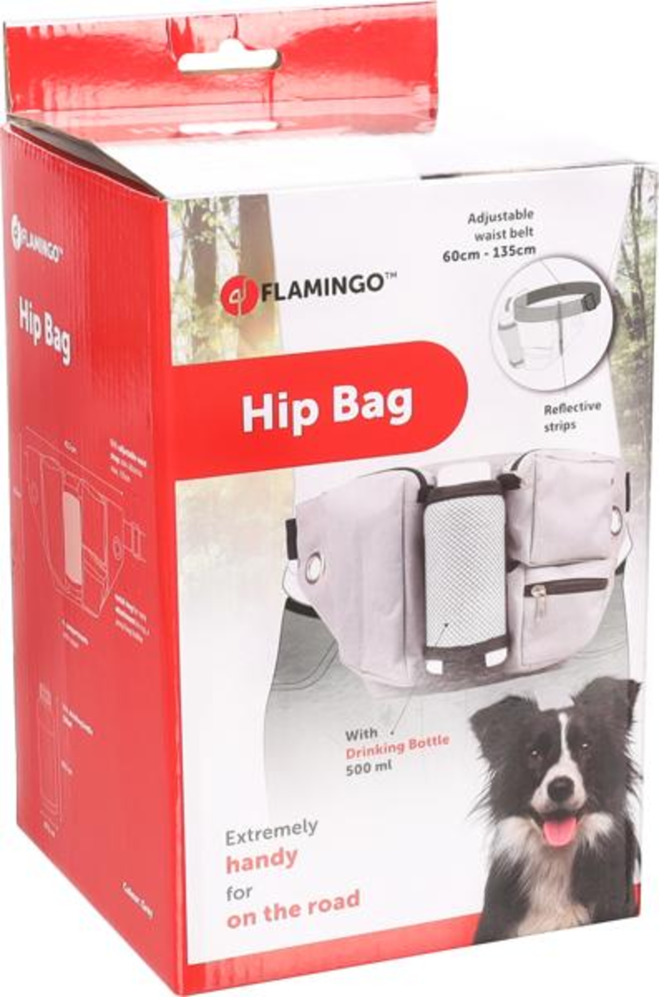Flamingo Hip bag Hiker Light grey