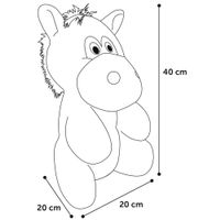 Flamingo Giocattolo Henny Asino Grigio scuro