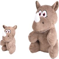Flamingo Spielzeug Henny Nashorn Taupe