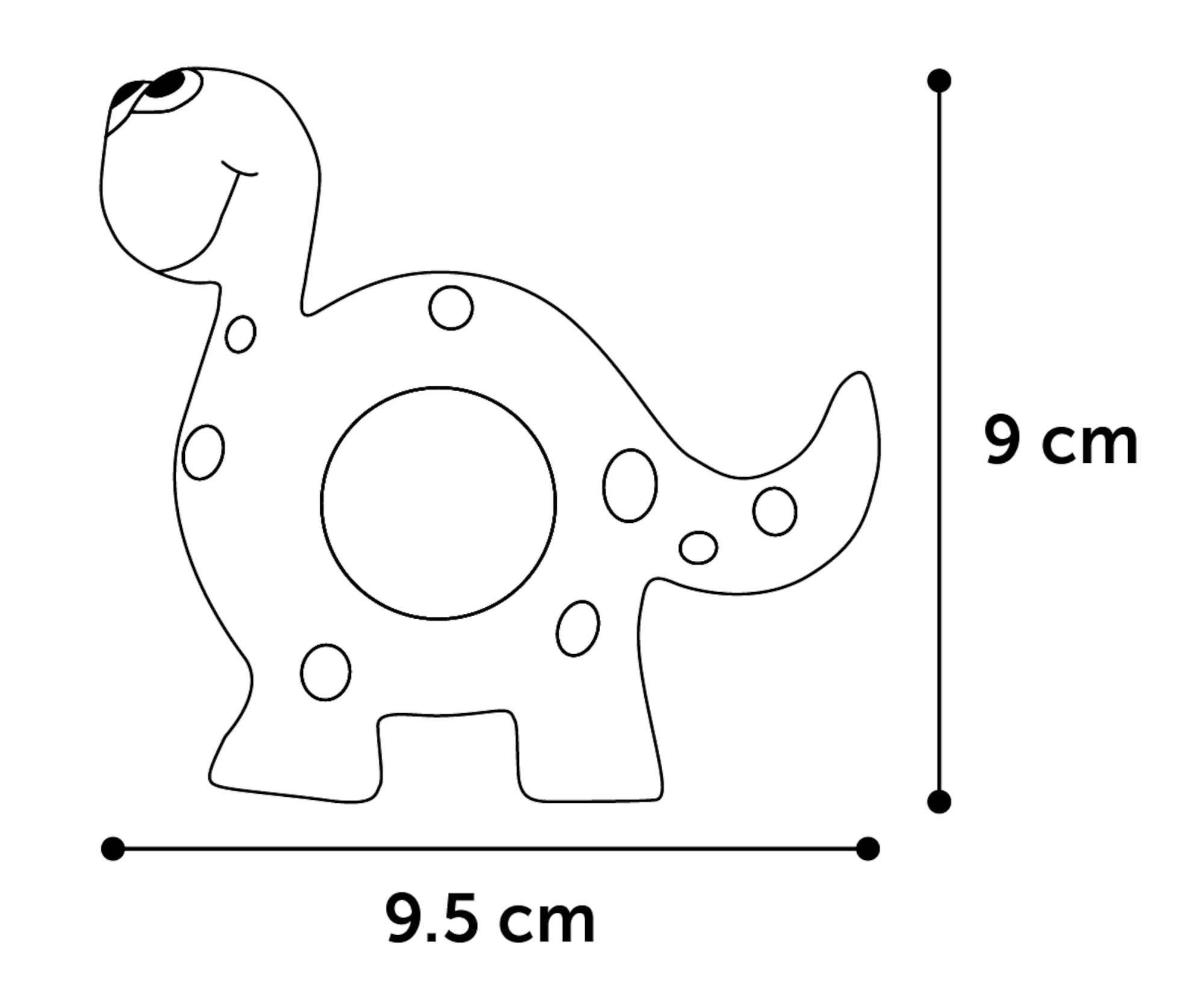 Flamingo Speelgoed Diero Giraf & Olifant & Dinosaurus Meerdere kleuren