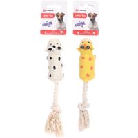 Flamingo Toy Sjan Cow & Giraffe with rope Multiple colours