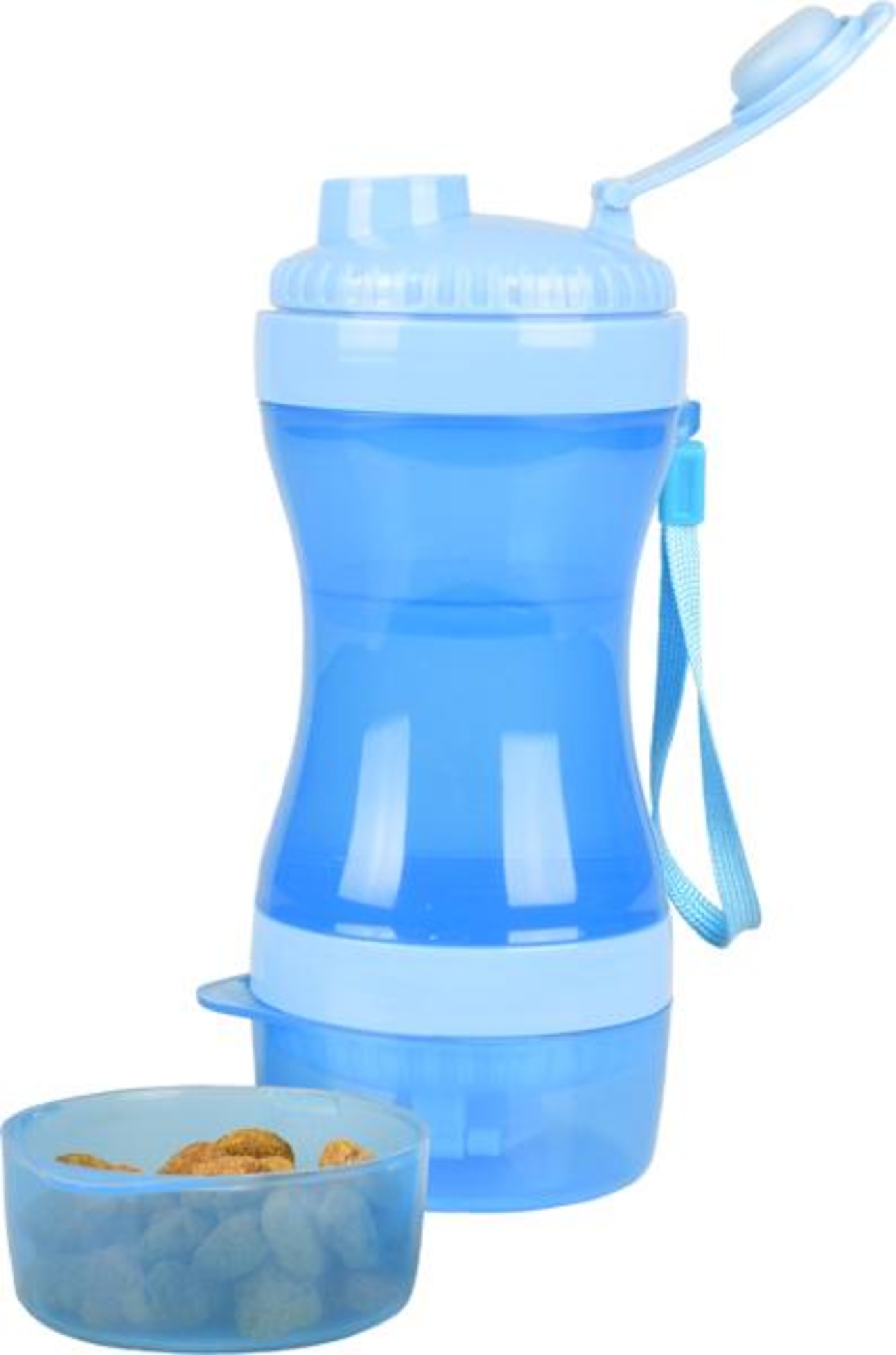 Flamingo Taza de viaje Bassie Azul