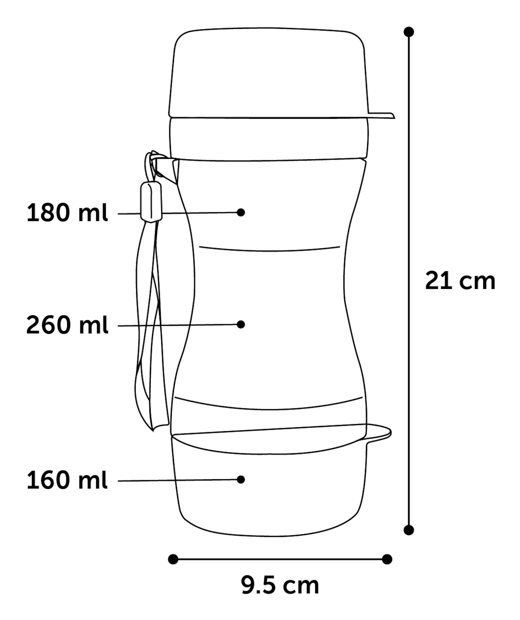 Flamingo Taza de viaje Bassie Azul