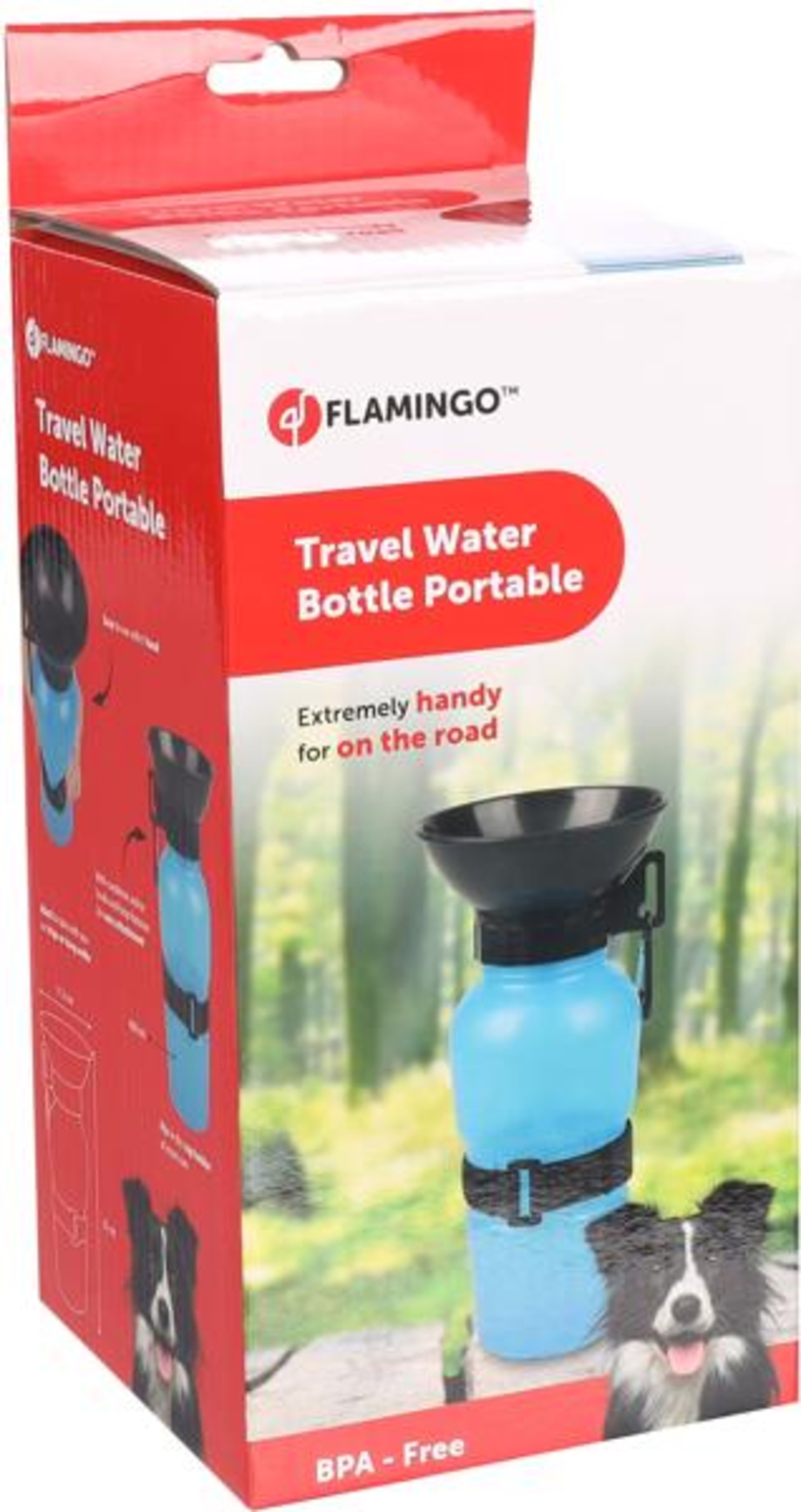 Flamingo Water dispenser Ollie Blue & Black