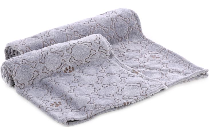 Flamingo Blanket Marva Rectangle Grey