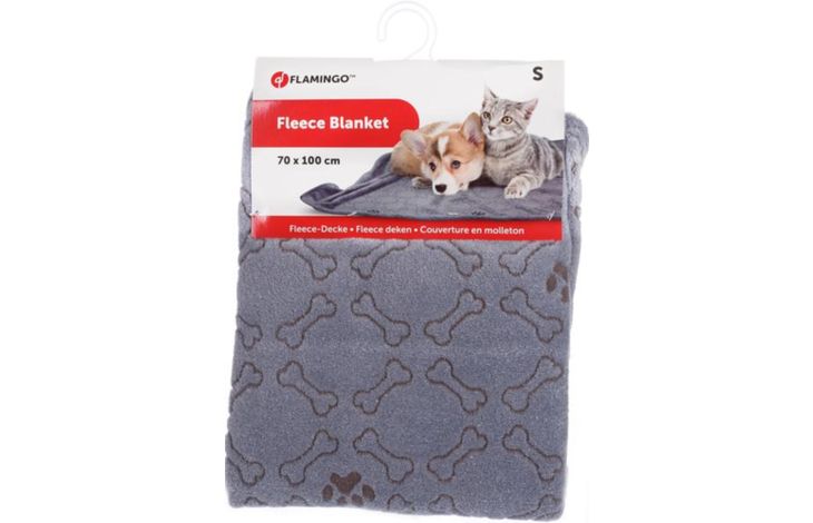 Flamingo Blanket Marva Rectangle Grey