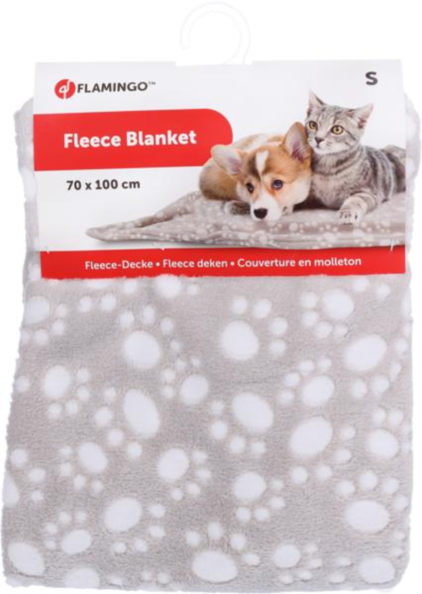 Flamingo Couverture Dario Rectangle Beige