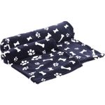 Blanket Zuma Rectangle Dark blue