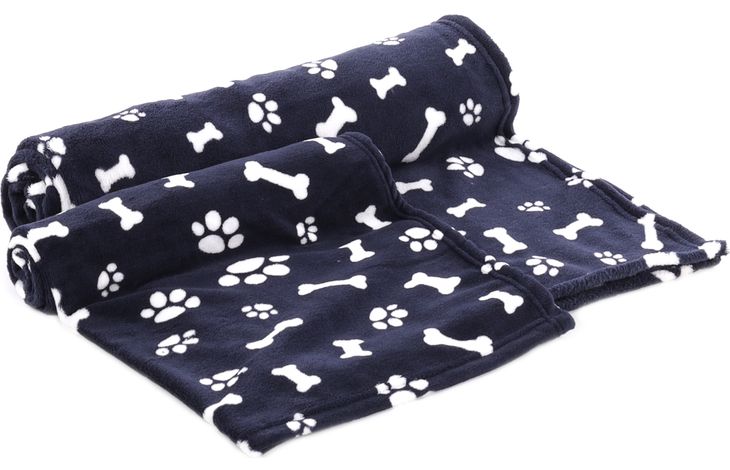 Flamingo Blanket Zuma Rectangle Dark blue