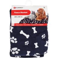 Flamingo Blanket Zuma Rectangle Dark blue