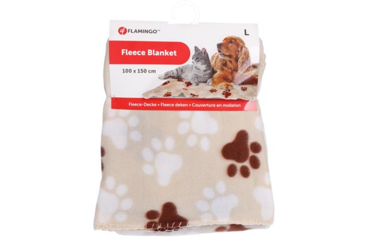 Flamingo Blanket Esma Rectangle Beige