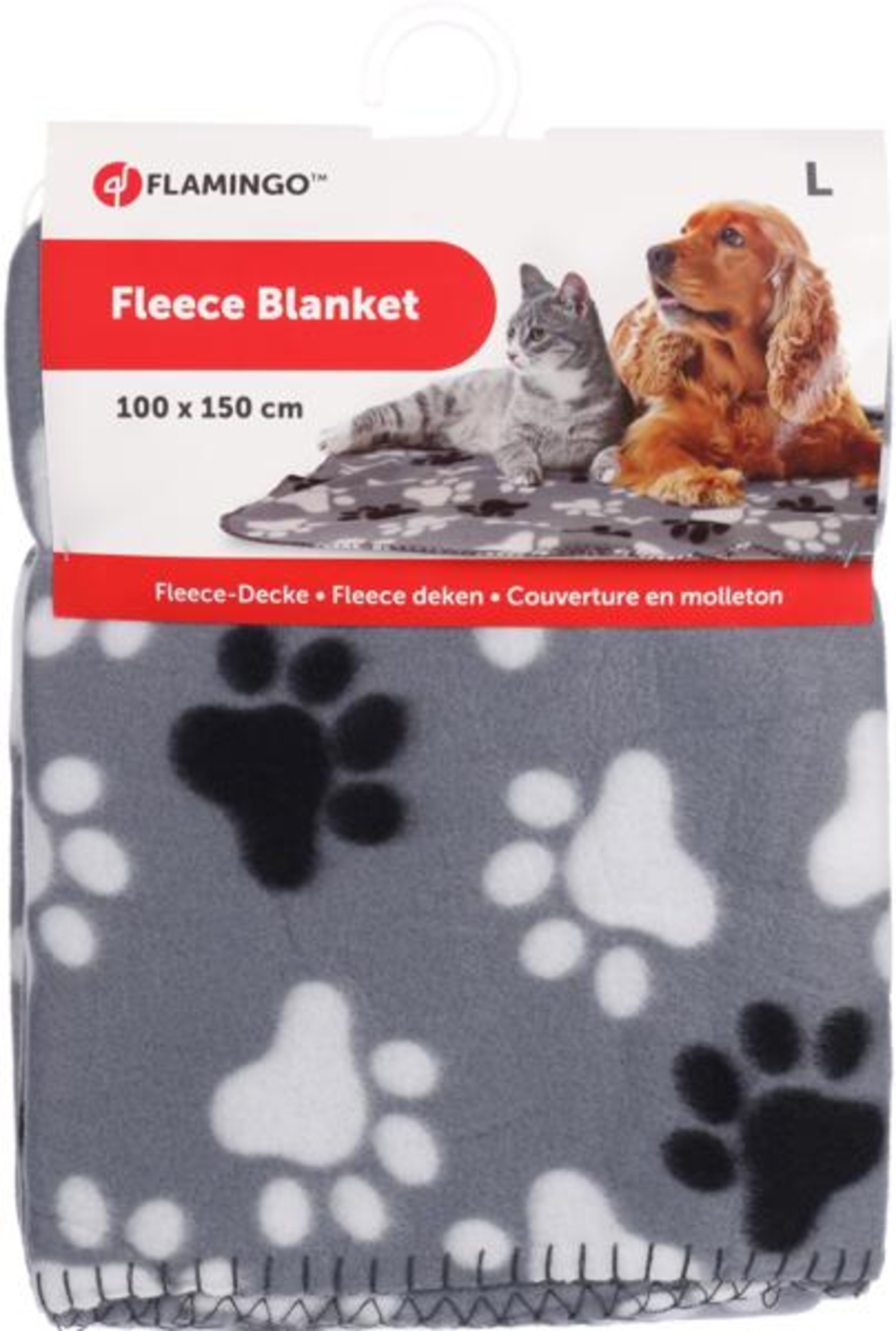 Flamingo Blanket Esma Rectangle Grey