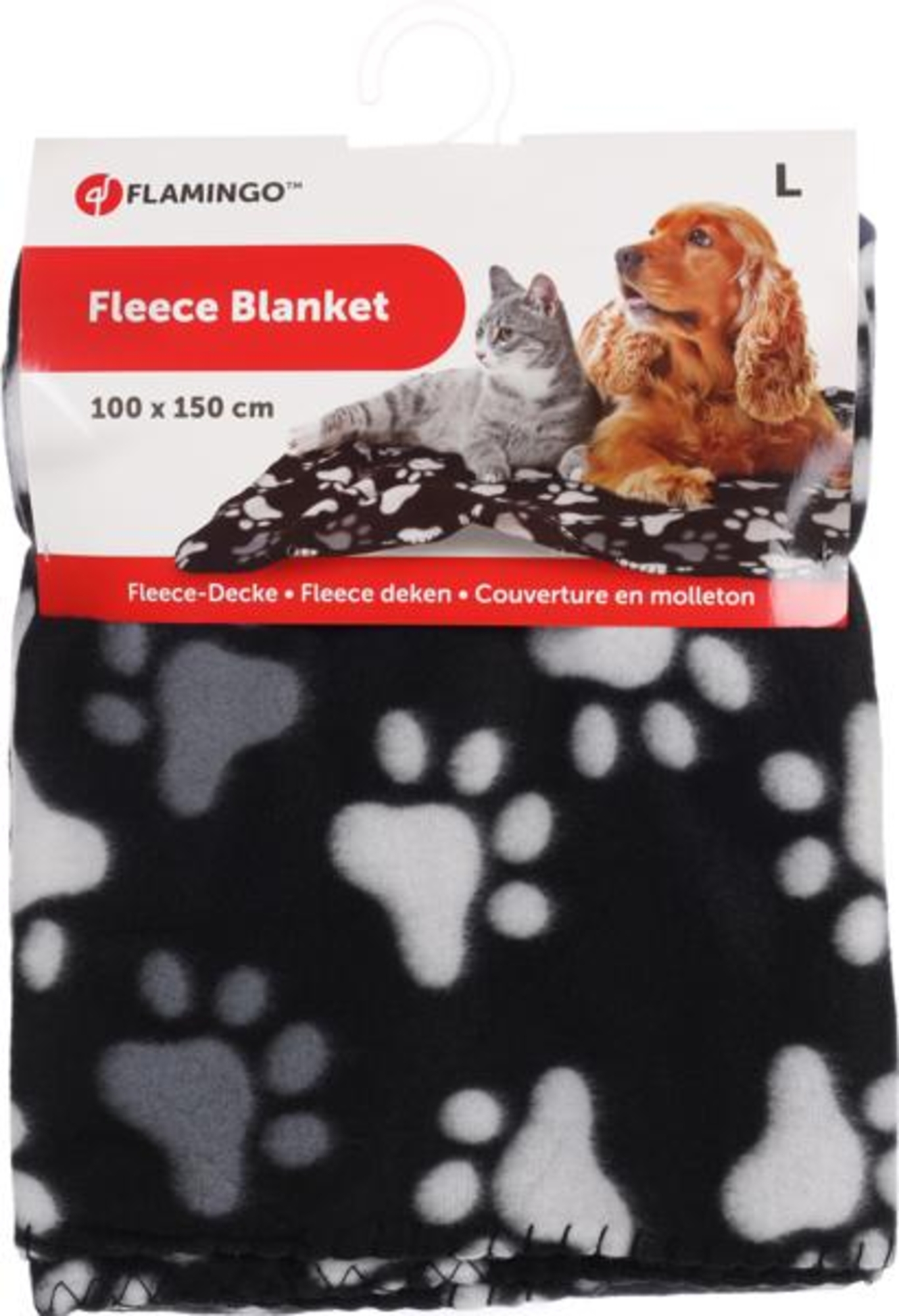 Flamingo Blanket Esma Rectangle Black