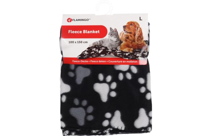 Flamingo Blanket Esma Rectangle Black