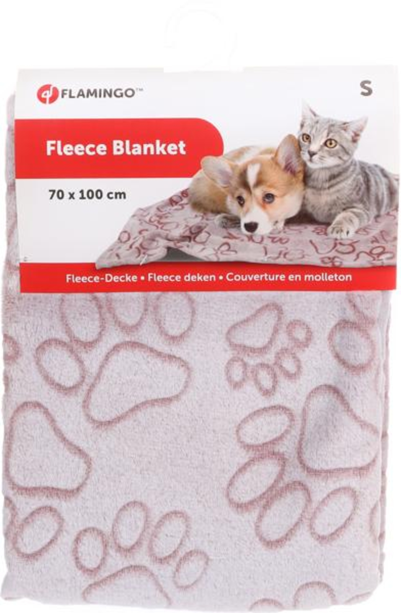 Flamingo Blanket Lalia Rectangle Antique pink