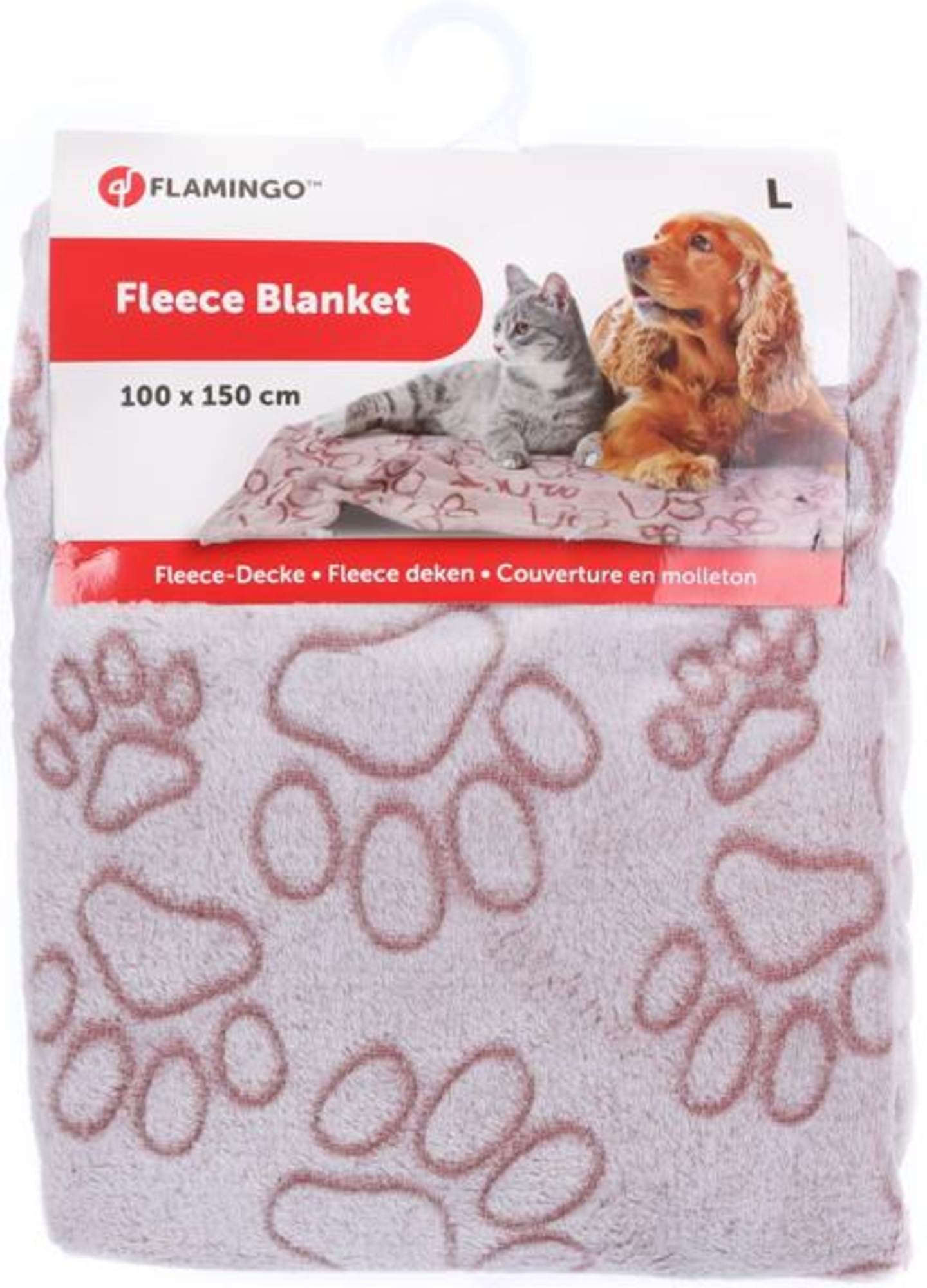 Flamingo Blanket Lalia Rectangle Antique pink