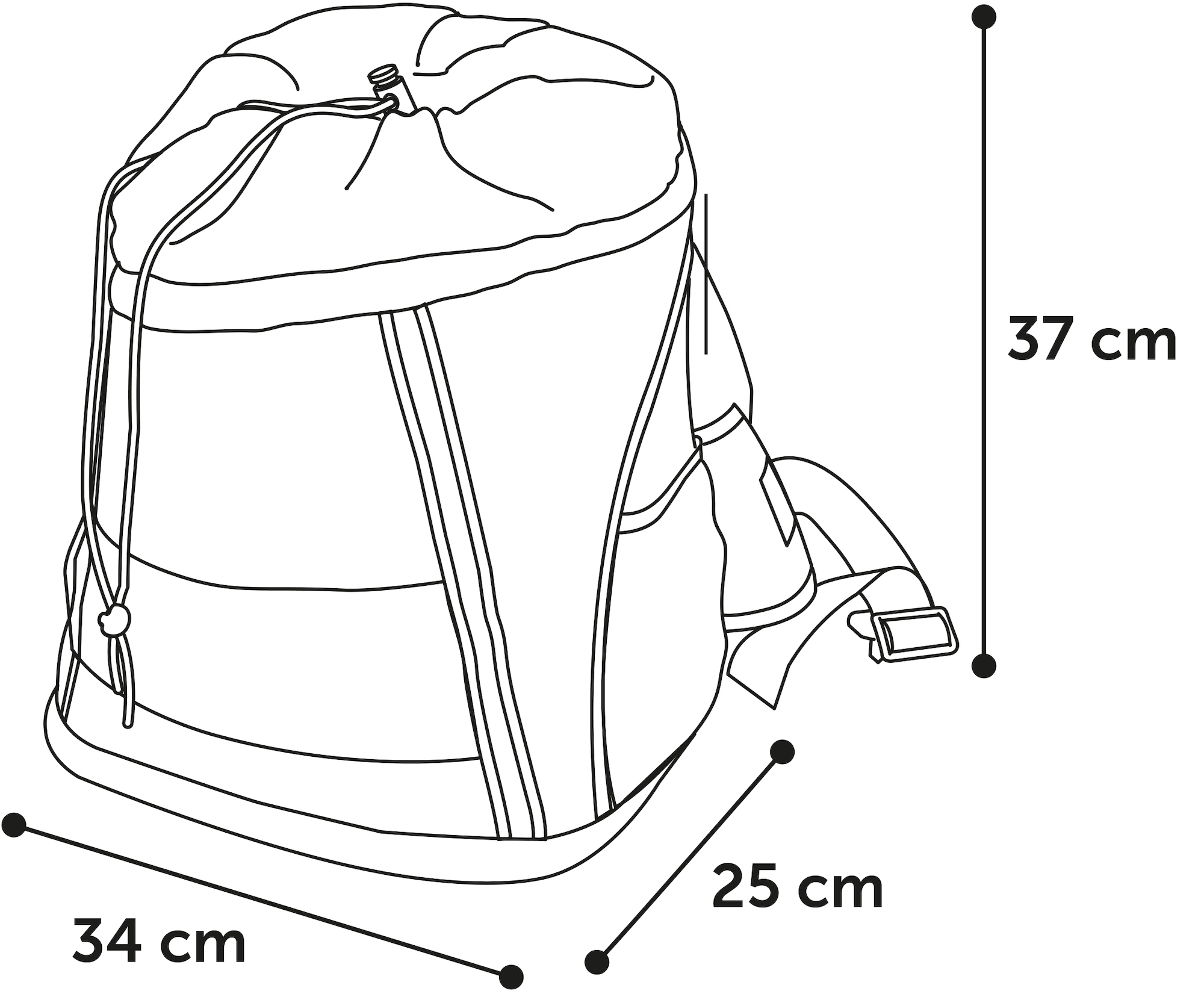 Flamingo Front carrier Timi Blue