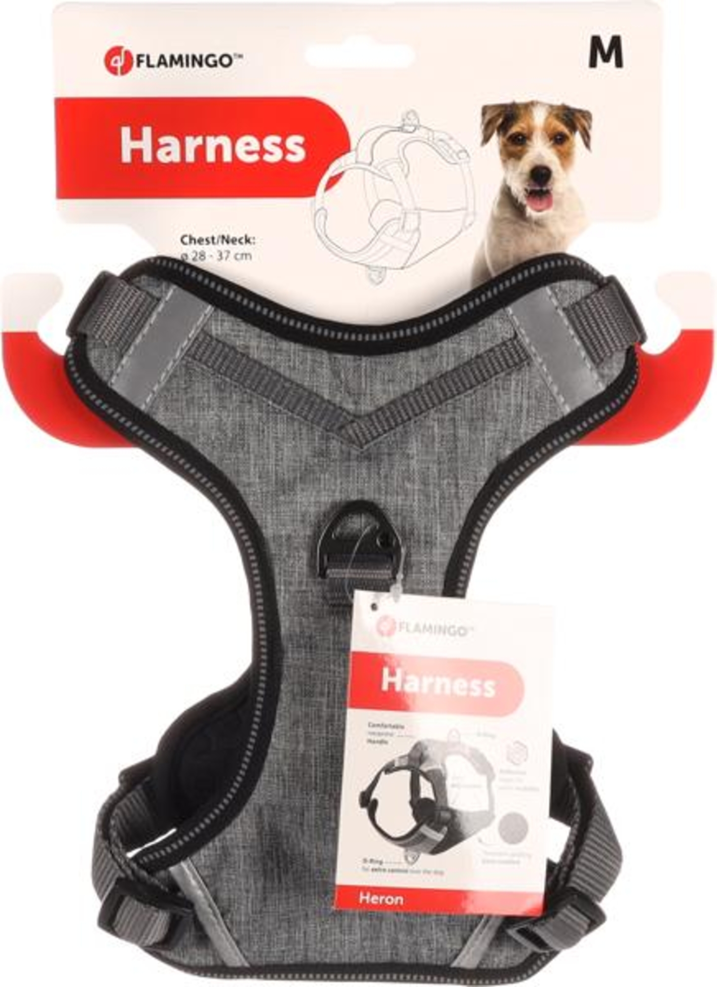 Flamingo Arnés Heron Gris
