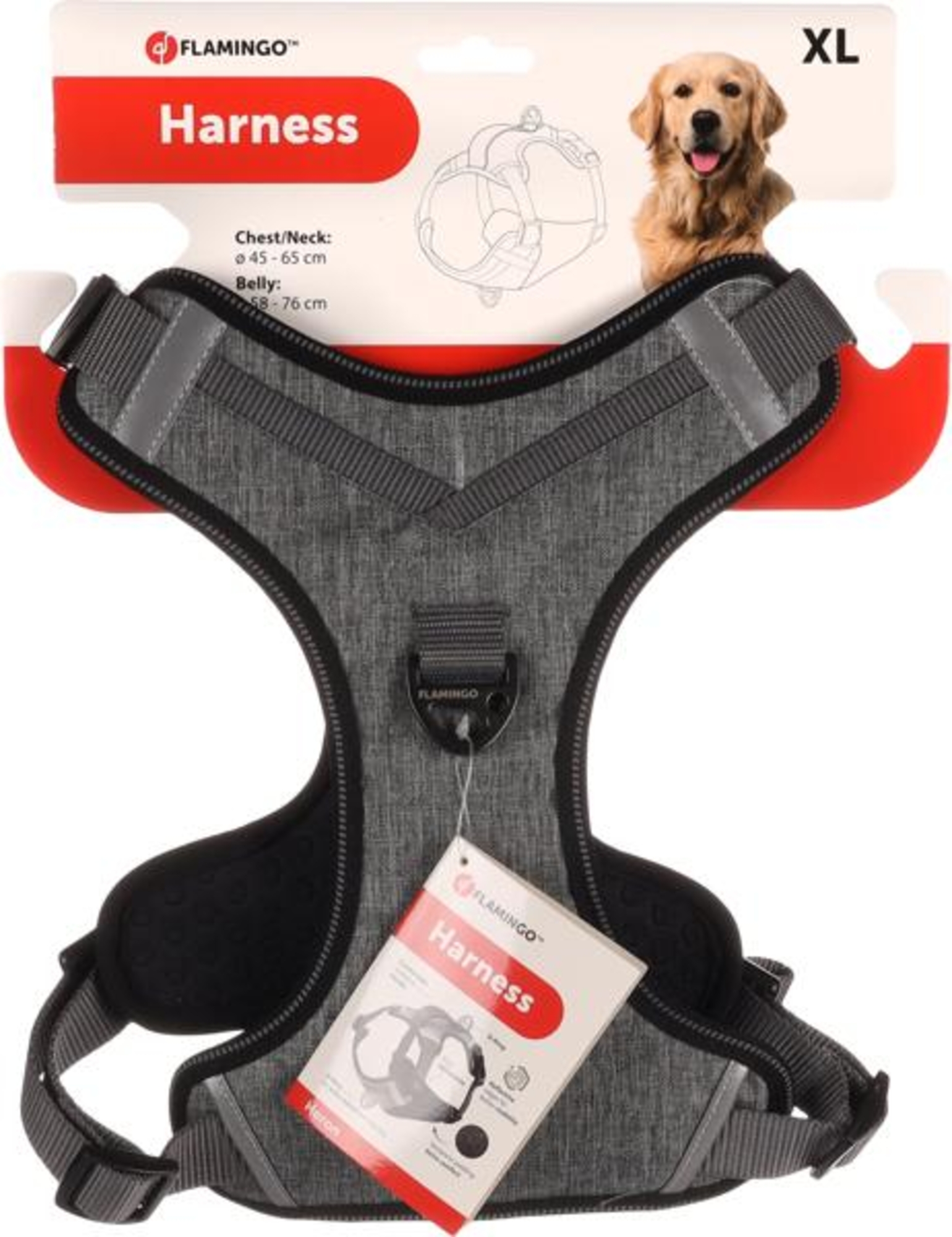 Flamingo Arnés Heron Gris