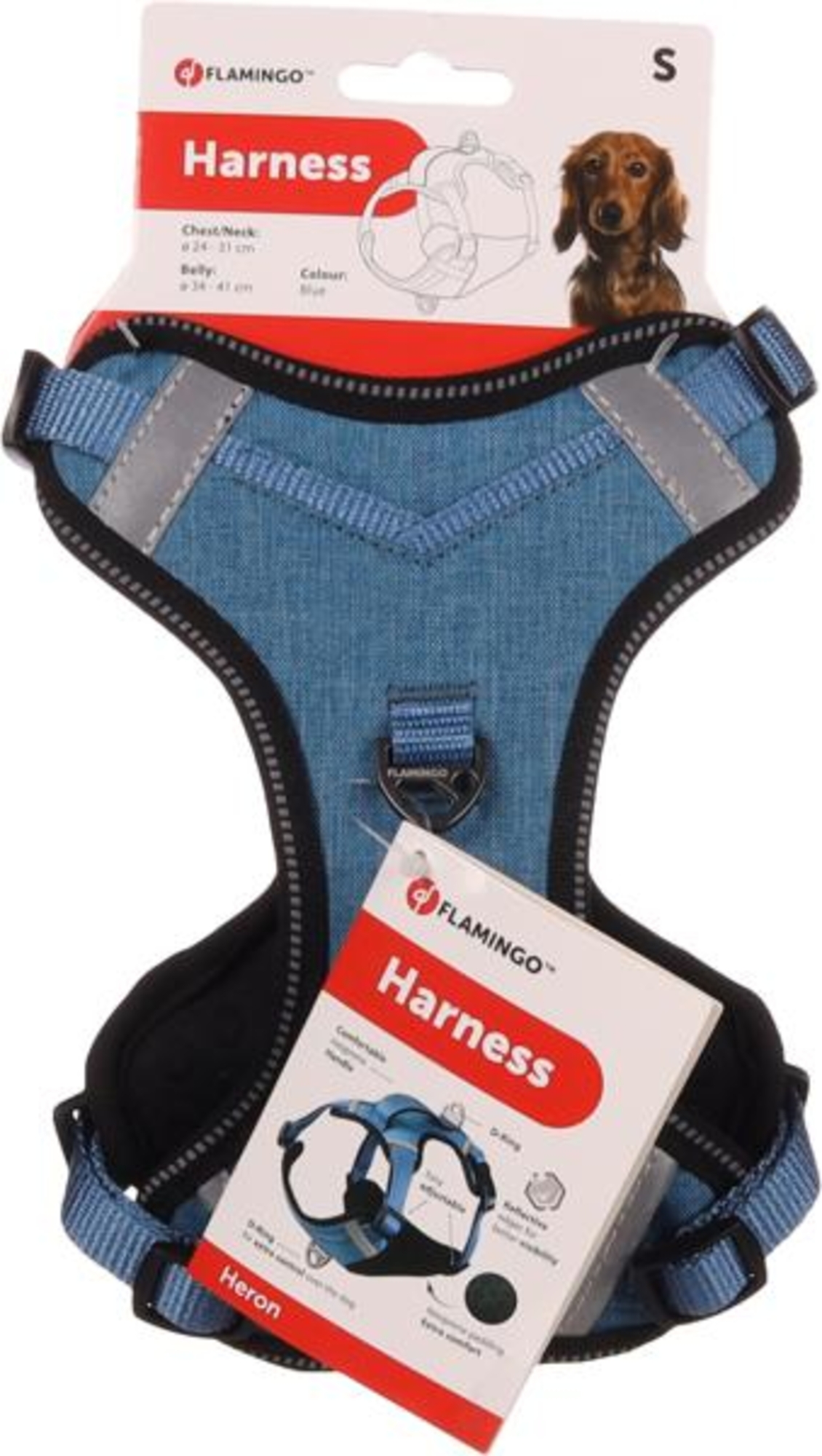 Flamingo Arnés Heron Azul