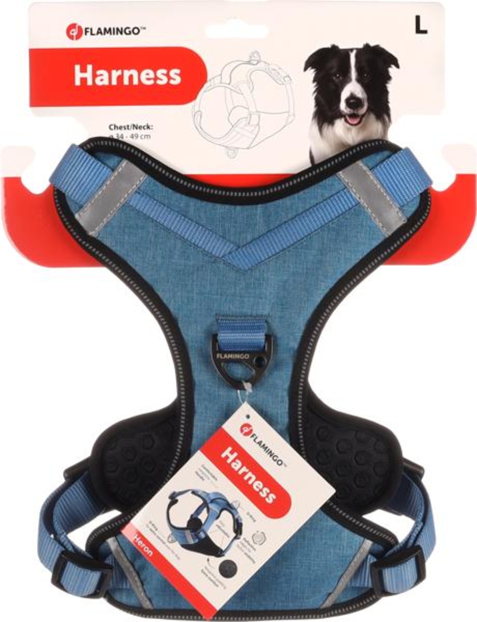 Flamingo Pettorina Heron Azzurro