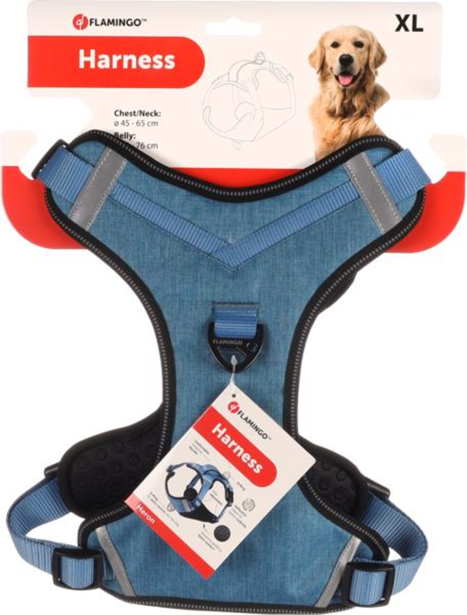 Flamingo Arnés Heron Azul